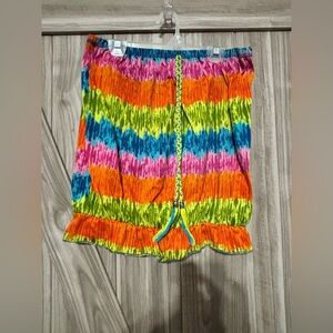 Colorful Tie-Dye Women's Skirt Or Tube Top